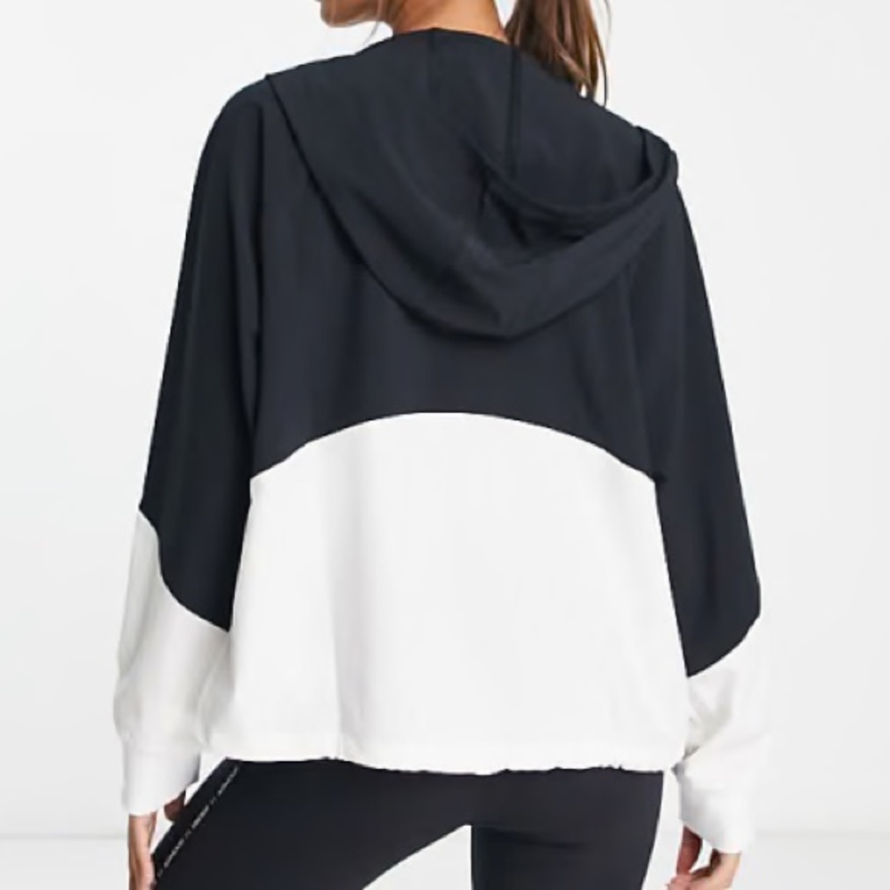 Under Armour Black and White Colorblock Windbreaker Jacket - Picture 4 of 7